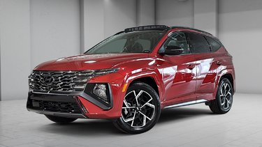 Hyundai Tucson Hybrid N-LINE AWD NAVIGATION CUIR TOIT PANO CAMERA BOSE 2025 AUCUN DOSSIER DE DOMMAGE OU ACCIDENT