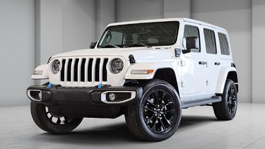 Jeep Wrangler 4xe UNLIMITED SAHARA HYBRID GPS CUIR CAM CARPLAY 2022 AUCUN DOSSIER DE DOMMAGE - 1 SEUL PROPRIETAIRE