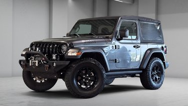 Jeep Wrangler WILLYS CAM BLUETOOTH TREUIL 2021 AUCUN DOSSIER DE DOMMAGE - 1 SEUL PROPRIETAIRE
