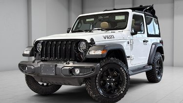 Jeep Wrangler Willys Sport 3.6 V6 AUT. SIEGES CHAUFFANTS CAM GPS 2023 DOSSIER CARFAX SANS RECLAMATION