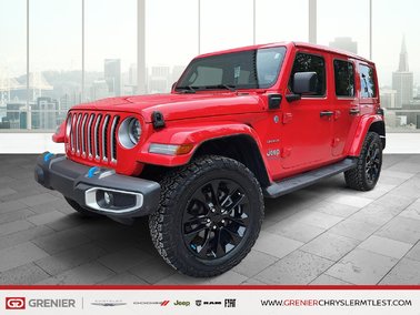 Wrangler 4xe UNLIMITED SAHARA + TOIT SKY ONE TOUCH + HYBRIDE