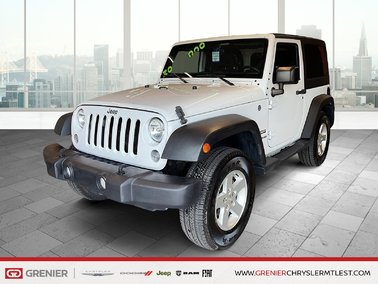 Wrangler SPORT S + 4X4 + TRANS MANUELLE +