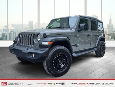 Wrangler UNLIMITED SPORT S + ENS TEMPS FROID + CARPLAY