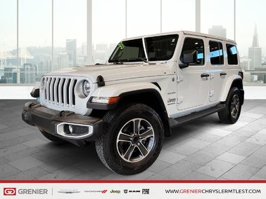 Wrangler SAHARA + 4 PORTES + V6 + 4X4 + TOIT FREEDOM