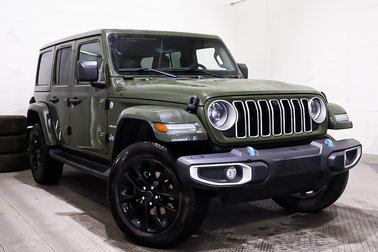Wrangler 4xe SAHARA + HYBRIDE + 4X4 + TOIT RIGIDE
