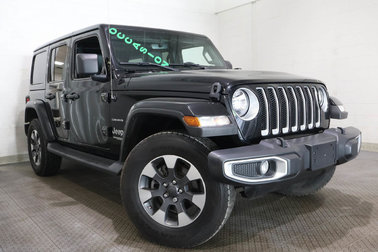 Wrangler Unlimited SAHARA + 4X4 + CUIR + CARPLAY