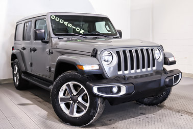 Wrangler UNLIMITED SAHARA + 4X4 + SKY ONE-TOUCH + CUIR