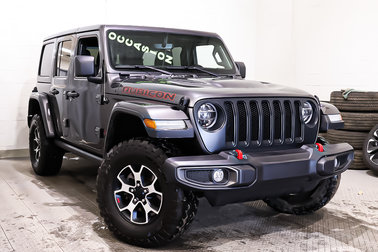 Wrangler UNLIMITED RUBICON + 4X4 + CUIR + GPS + CARPLAY