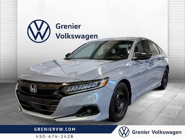 Accord Sport, Cuir, Toit, Carplay, Siege Chauffant