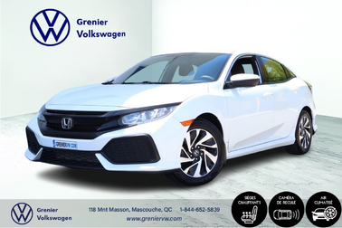 Civic Hatchback LX, Caméra, Bluetooth, Jamais accidenté