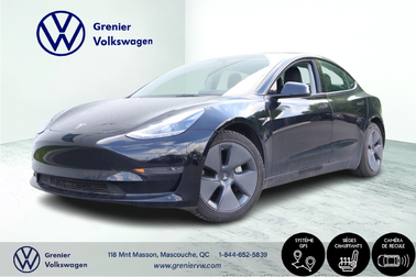 MODEL 3 NOIR* Cuir, Toit Pano, GPS,RWD,