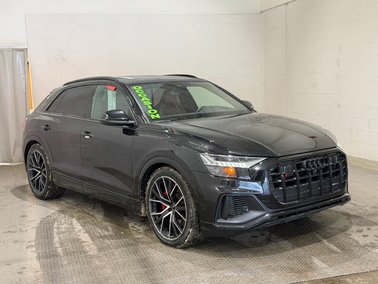 SQ8 Technik Black Optic Cuir Rouge