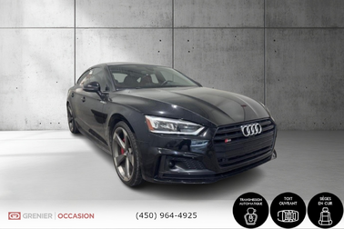 S5 Sportback Technik Black Optic Package Cuir Rouge