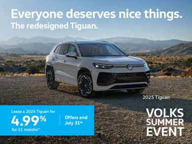 Get the 2025 Volkswagen Tiguan