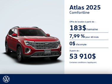 Procurez-vous le Volkswagen Atlas 2025