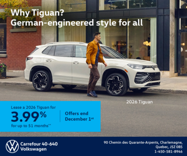 Get the 2025 Volkswagen Tiguan