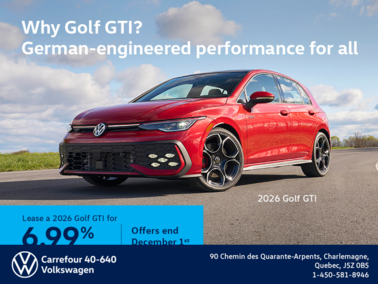 Get the 2026 Volkswagen Golf GTI