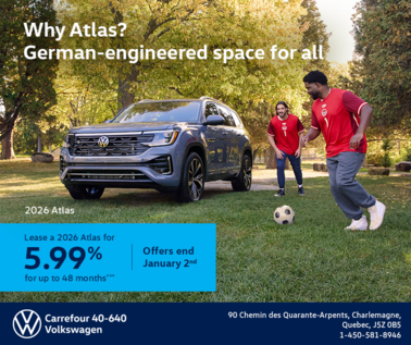 Get the 2026 Volkswagen Atlas