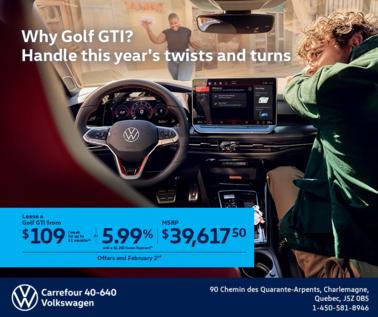 Get the 2026 Volkswagen Golf GTI