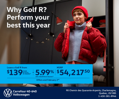 Get the 2026 Volkswagen Golf R