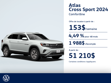 Procurez-vous le Volkswagen Atlas Cross Sport 2024