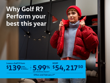 Get the 2026 Volkswagen Golf R