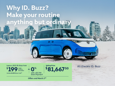 Get the 2025 Volkswagen ID.Buzz