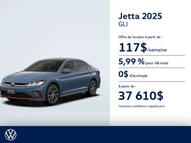 Procurez-vous la Volkswagen Jetta Gli 2024