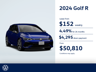 Get the 2024 Volkswagen Golf R