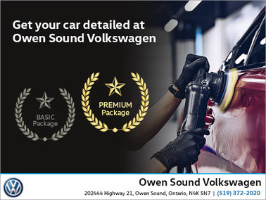 Get Your Car Detailed at Owen Sound Volkswagen