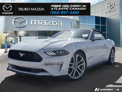 2022 Ford MUSTANG $138/WK+TAX! ONE OWNER! ULTRA LOW KMS! RED LEATHER