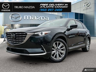 Mazda CX-9 SIGNATURE $107/WK+TX! ONE OWNER! WHITE LEATHER! TURBO! BOSE! 2021