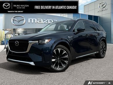 2024 Mazda CX-90 SIGNATURE $138/WK+TX! ONE OWNER! PANO ROOF! WHITE LEATHER!