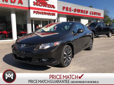 Honda Civic Cpe EX-L* LEATHER! NAVI! SUNROOF! REMOTE START! 2013