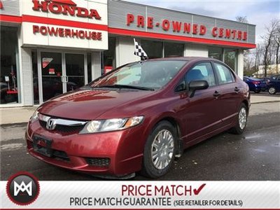 2009 Honda Civic Sdn DX*4 DOOR* $35.92 WEEKLY! A/C. FUEL EFFICIENT!AUTO