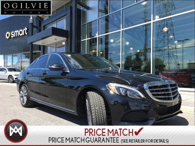 2016 Mercedes-Benz C300 4Matic exclusive exterior, aluminum trim, navi, panoramic sunroof