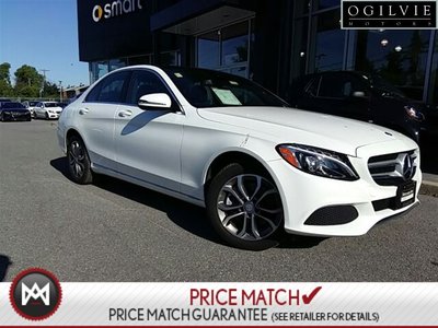 2017 Mercedes-Benz C300 Heated steering wheel, panoramic sunroof, navi
