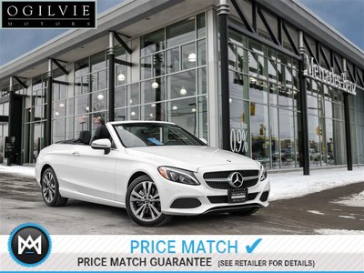 2017 Mercedes-Benz C300 4Matic Parktronic Navigation Sirius