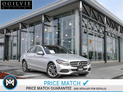 2017 Mercedes-Benz C300 4Matic Back up camera Panoroof