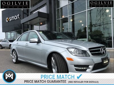 2014 Mercedes-Benz C350 4Matic panoramic sunroof, metallic paint, navi
