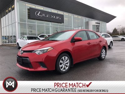 2015 Toyota Corolla CAMERA - HEATED SEATS - BLUETOOTH - LOW KM
