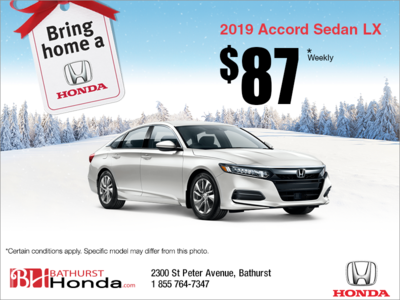 Lease the 2019 Honda Accord Sedan!