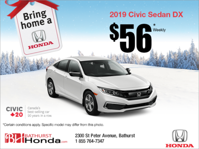 Lease the 2019 Honda Civic Sedan!