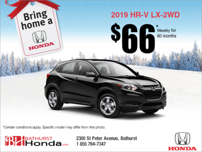 Lease the 2019 Honda HR-V!