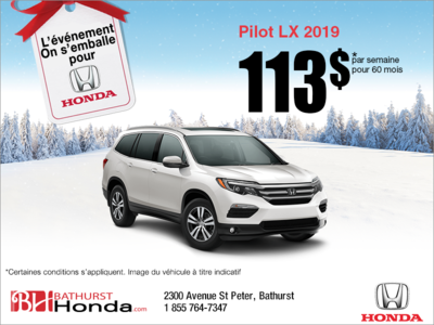 Louez le Honda Pilot 2019!