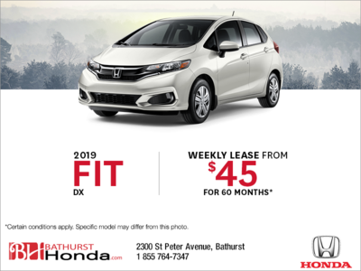Lease the 2019 Honda Fit!
