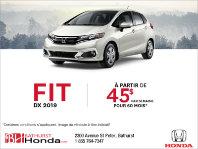 Louez la Honda Fit 2019!