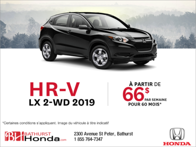 Louez le Honda HR-V 2019!