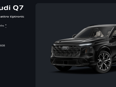 2027 Audi All-new Q7 in Barrie, Ontario