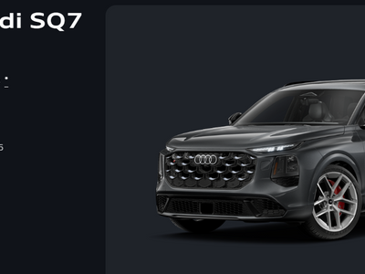 Audi All-new SQ7  2027 à Barrie, Ontario